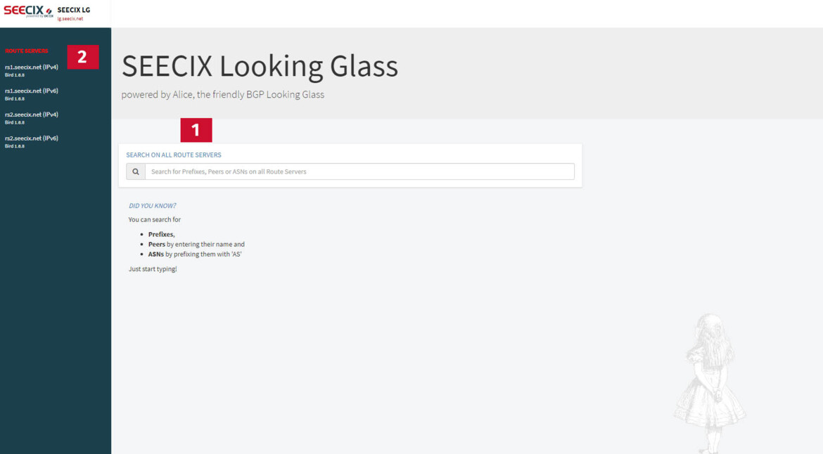UAE-IX Looking Glass SEECIX Looking Glass